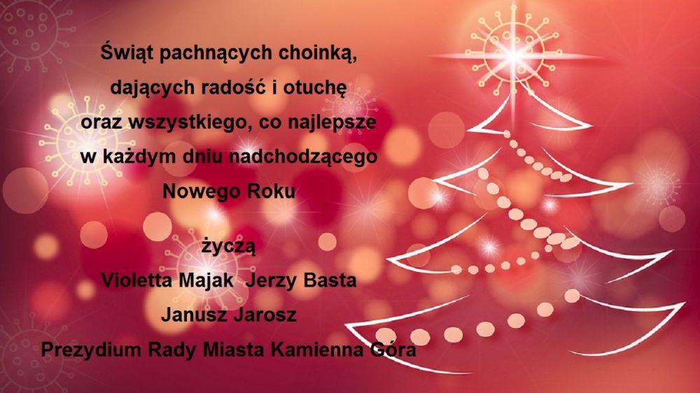 Boże Narodzenie 2020 - prezydium rady