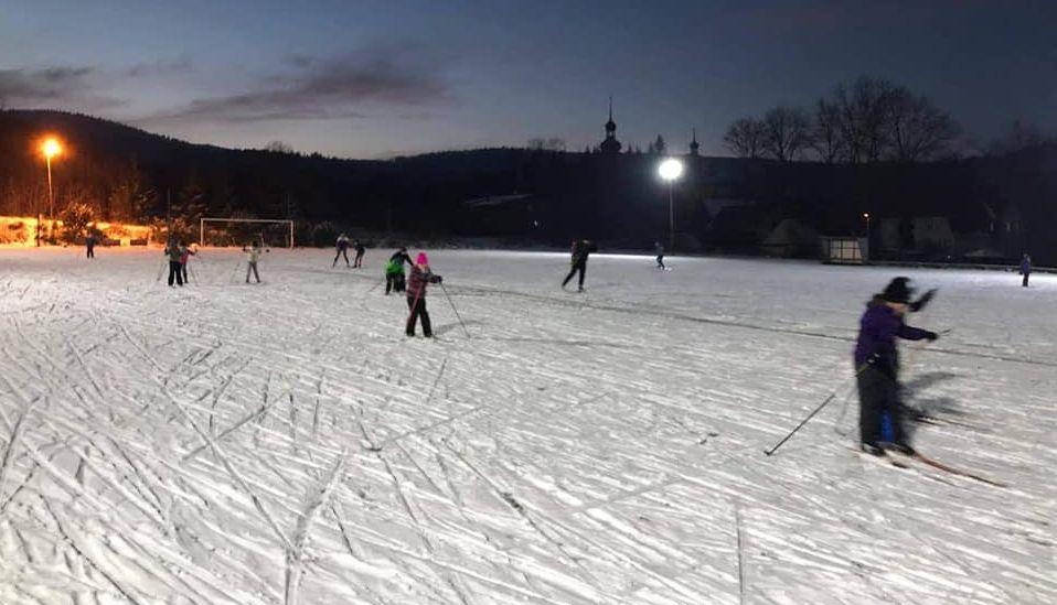 Trening na śniegu