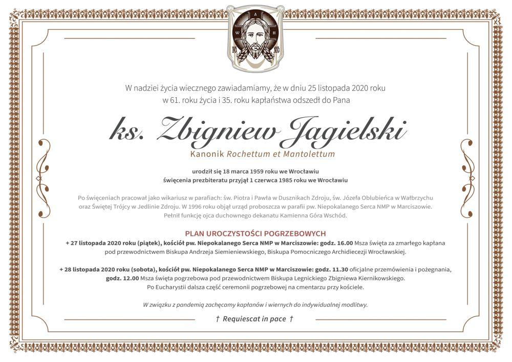 Plan uroczystości pogrzebowych