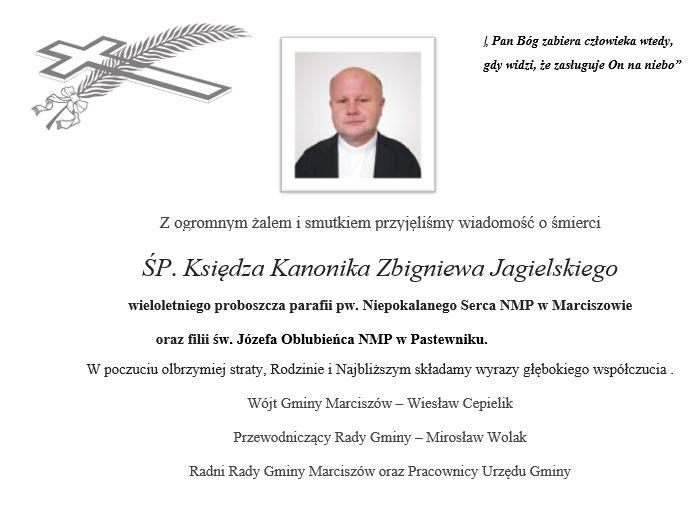 Nekrolog - śp. ks. Zbigniew Jagielski
