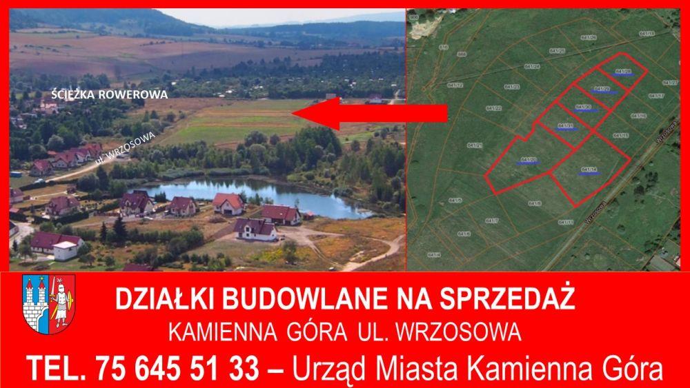 Kamienna Góra - działki budowlane ul. Wrzosowa - I przetarg