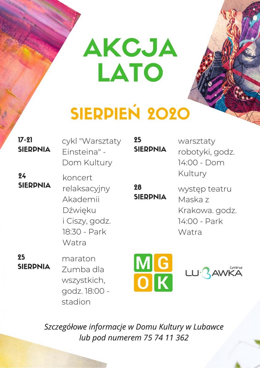 Sierpień w Domu Kultury w Lubawce