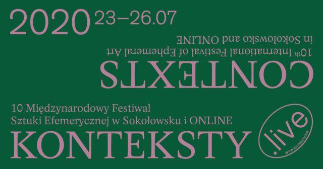 Konteksty - Festiwal Sztuki Efemerycznej w Sokołowsku