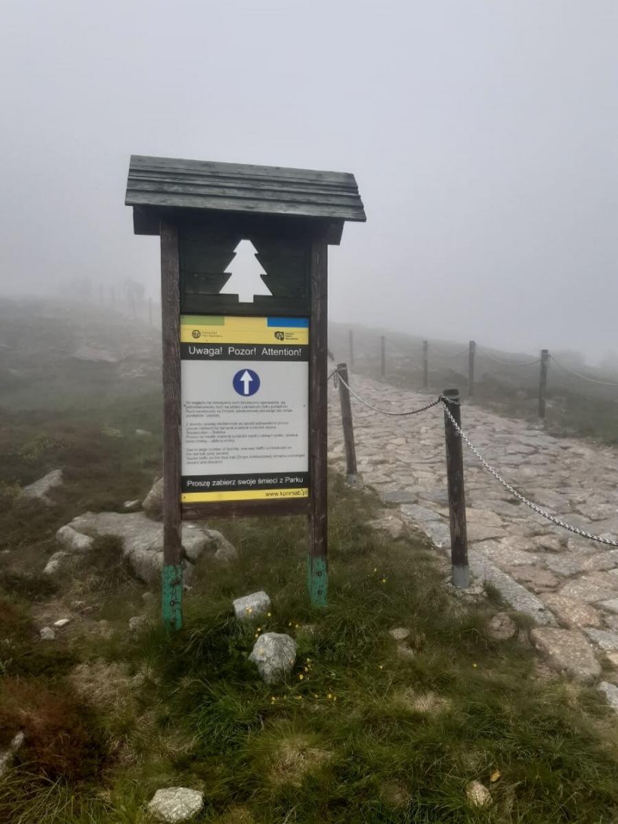 Ruch jednokierunkowy na Śnieżkę
