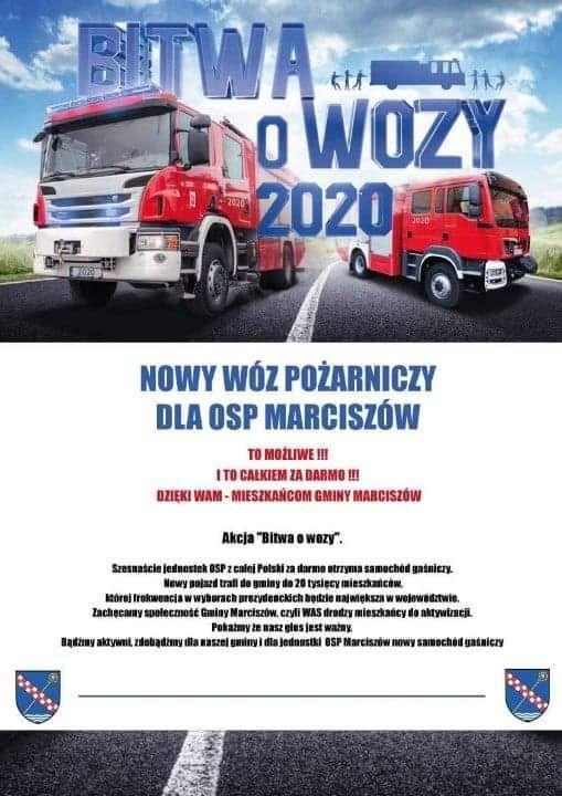 Wóz dla OSP Marciszów?