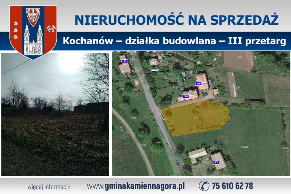 gmina Kamienna Góra - Kochanów działka 365 - III przetarg ustny