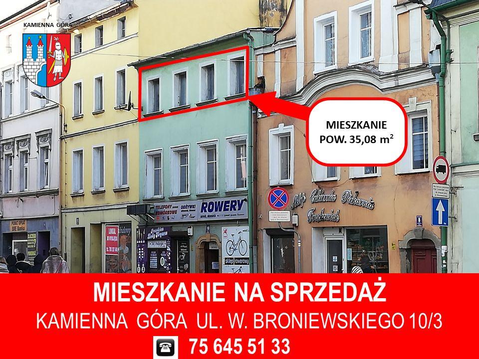 Kamienna Góra - mieszkanie ul. Broniewskiego 10 - II przetarg