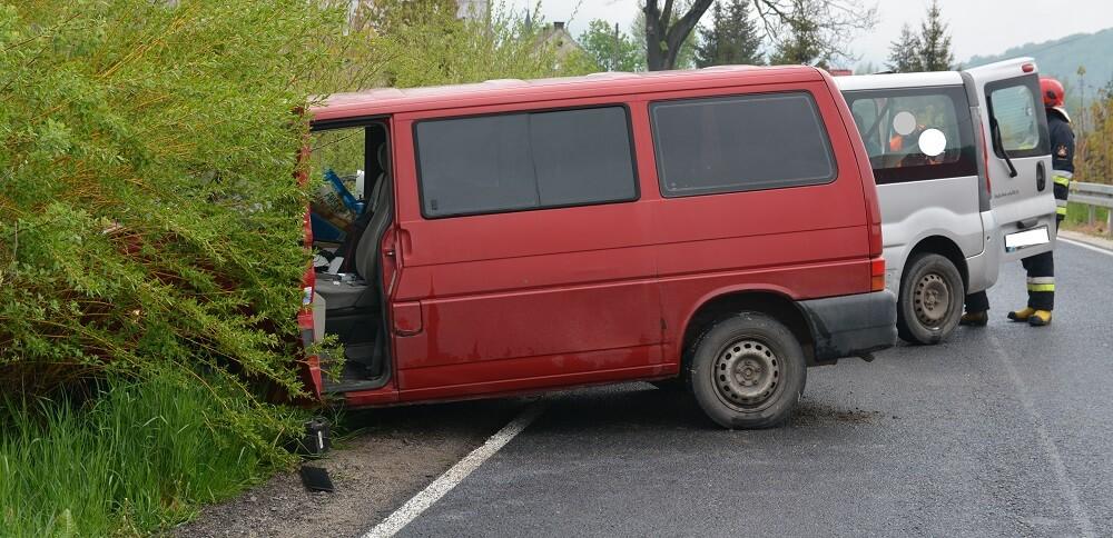 Kolizja dostawczaków