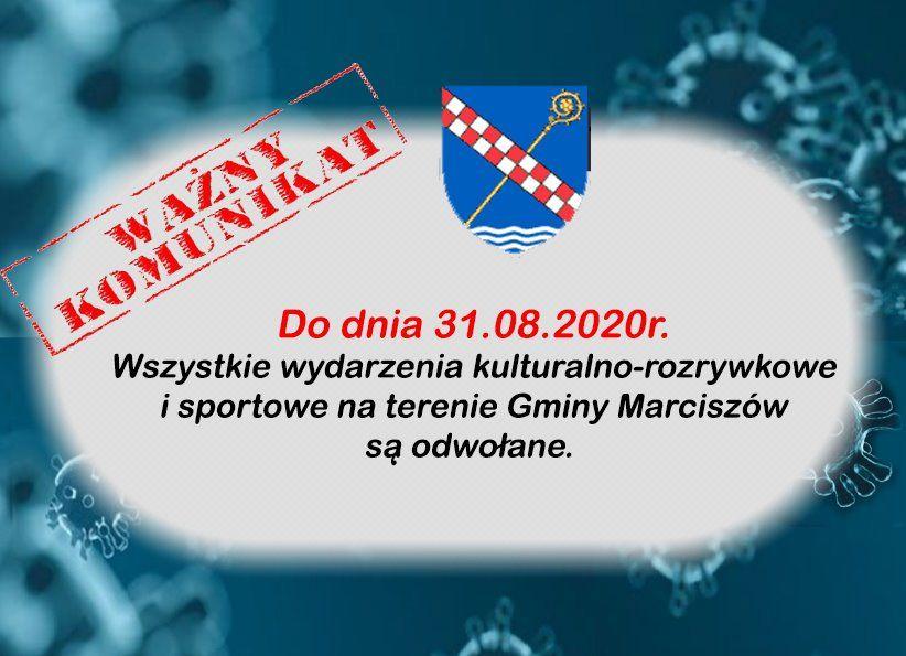 Odwołane imprezy