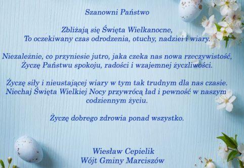 Wielkanoc 2020 - UG Marciszów