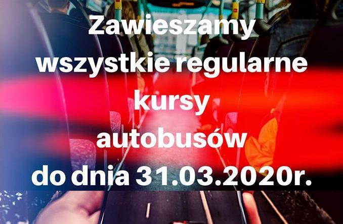 Zawieszona komunikacja autobusowa