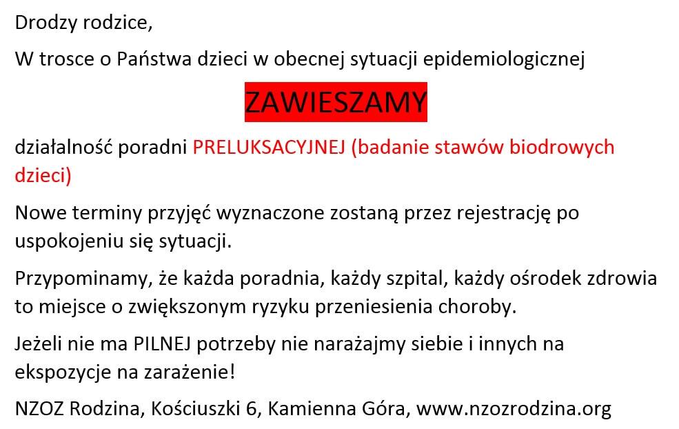 Zawieszona preluksacja