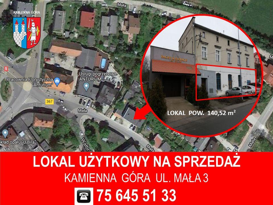 Kamienna Góra - lokal ul. Mała 3 - III przetarg
