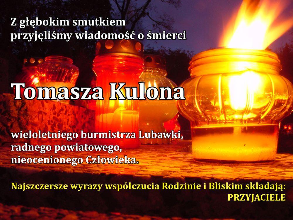 Kondolencje - T. Kulon