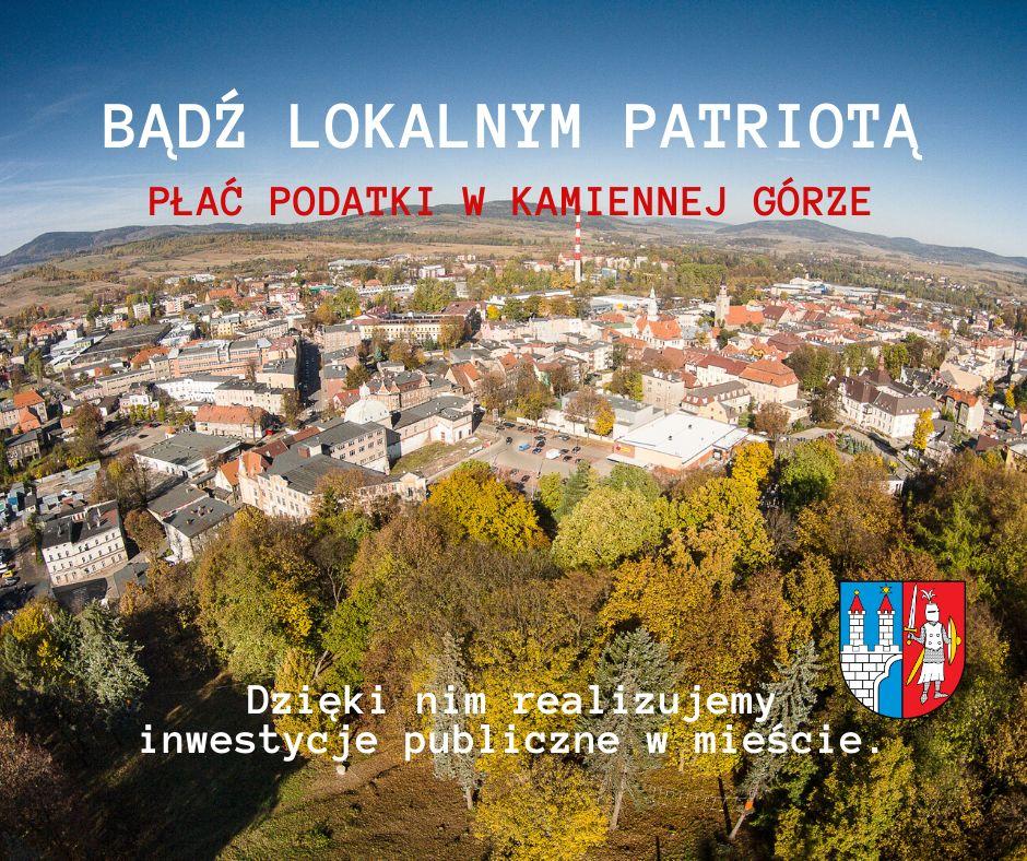 Bądź lokalnym patriotą. Płać podatki w Kamiennej Górze