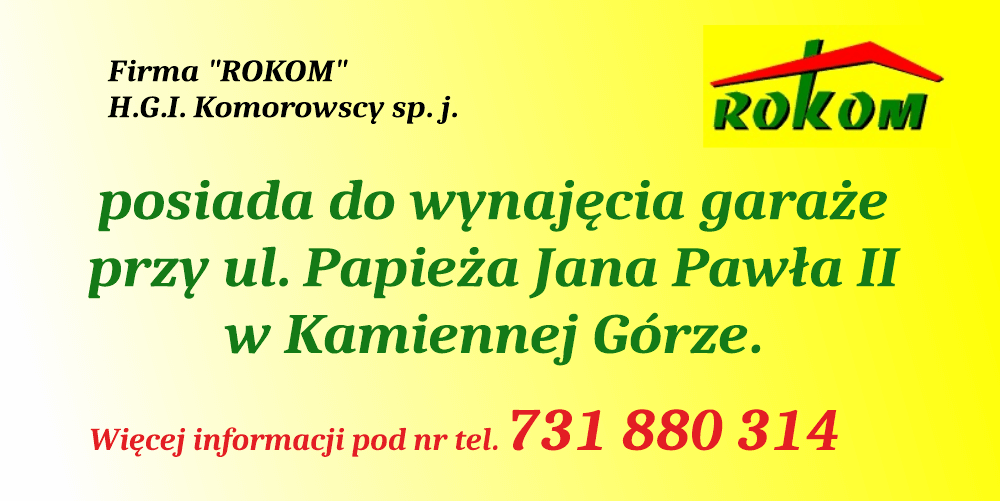Garaże do wynajęcia
