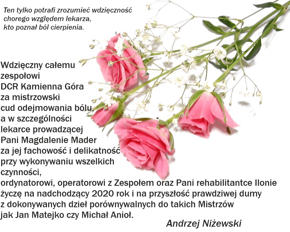 Podziękowanie