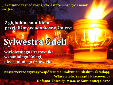 śp. Sylwester Gdela