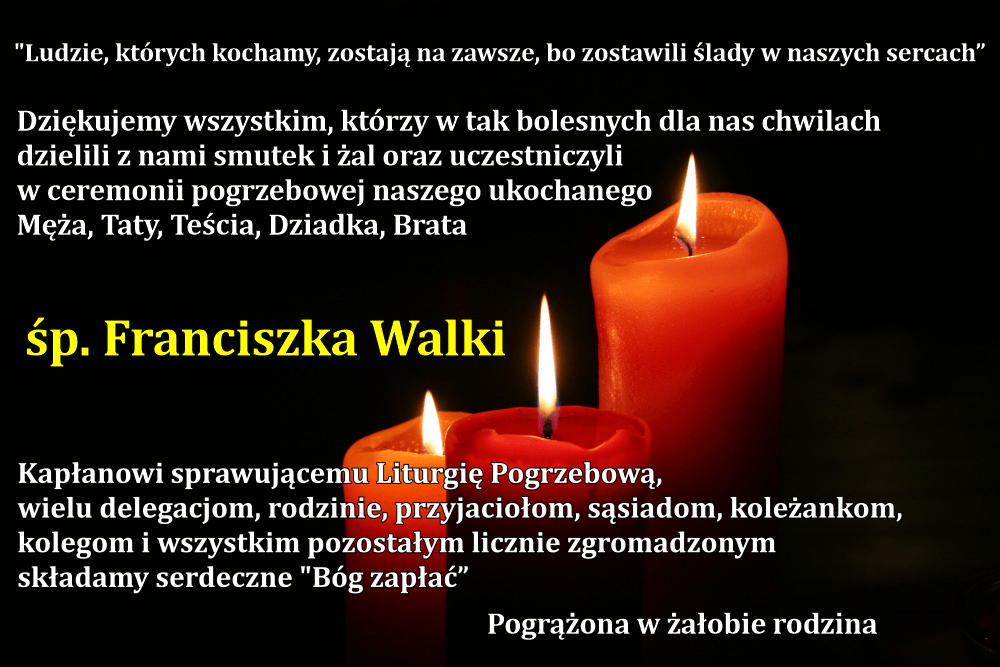 Podziękowanie