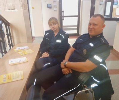 Policjanci w ZUS-ie