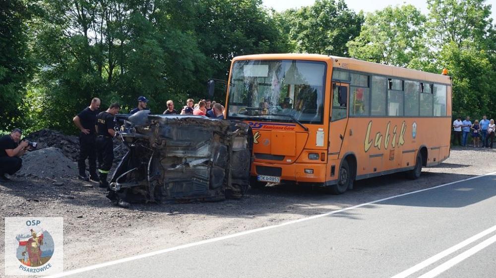 Wypadek autobusu