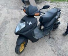 Pijany na motorowerze
