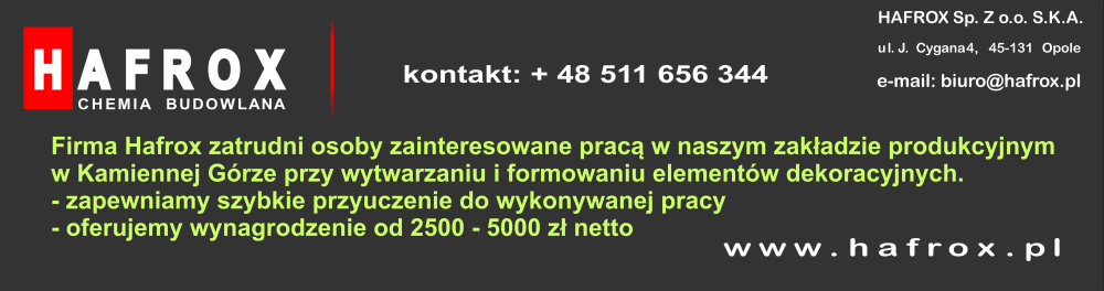 Oferta pracy - Hafrox