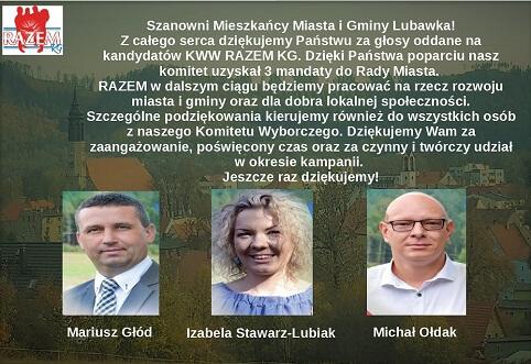 RAZEM LUBAWKA - PODZIĘKOWANIE 