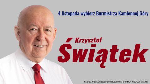 Krzysztof Świątek - kandydat na burmistrza Kamiennej Góry