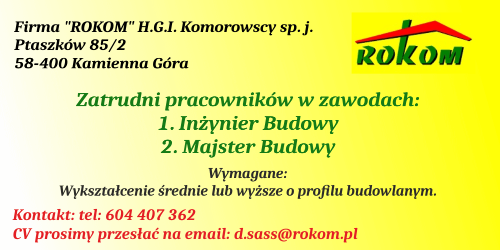 Oferty pracy - Rokom