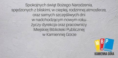 Życzenia - MBP Kamienna Góra