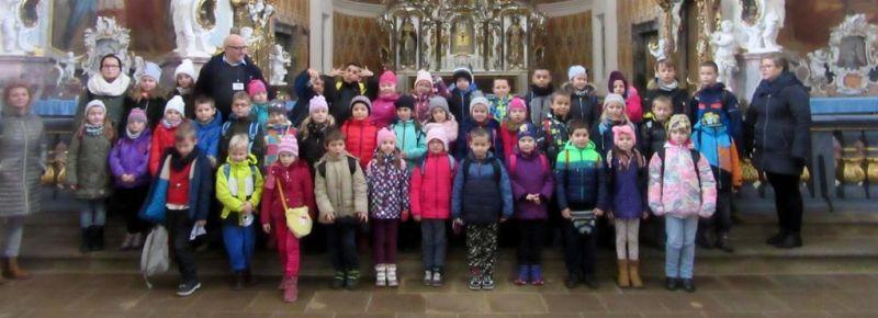 Poznawali zabytki opactwa cystersów w Krzeszowie