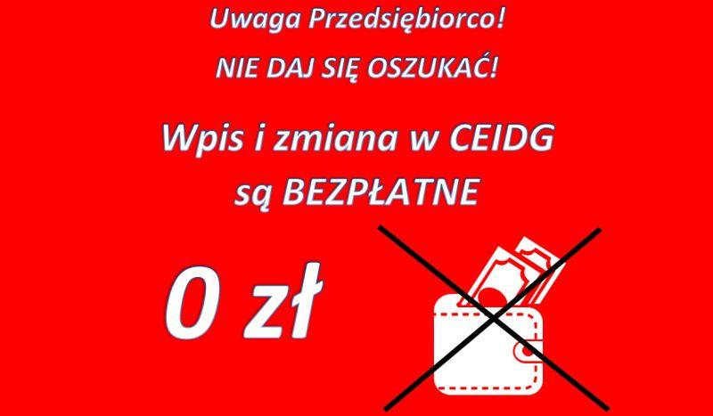 Nie trzeba płacić