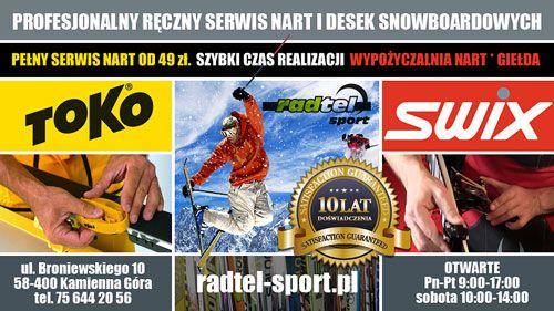 SERWIS NARCIARSKI RADTEL-Sport ZAPRASZA