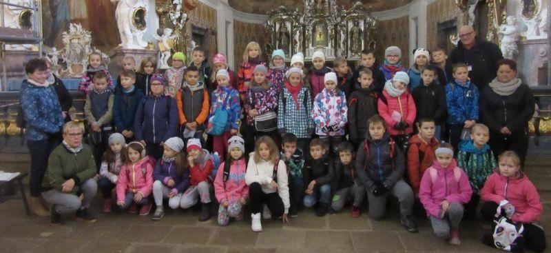 Poznawali zabytki opactwa cystersów w Krzeszowie