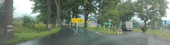 Objazd przez Pisarzowice