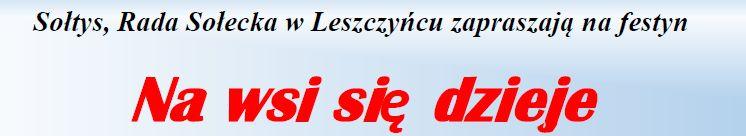 Festyn w Leszczyńcu