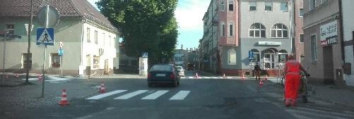Malują pasy