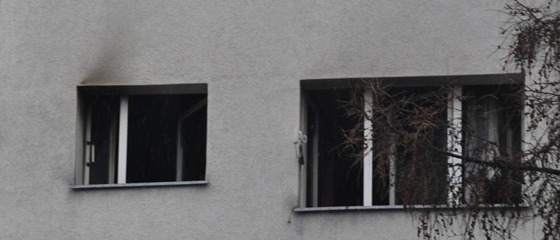 Pożar w mieszkaniu