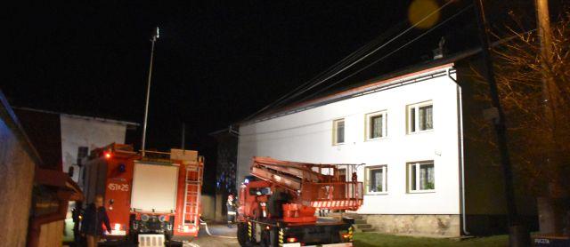 Pożar komina