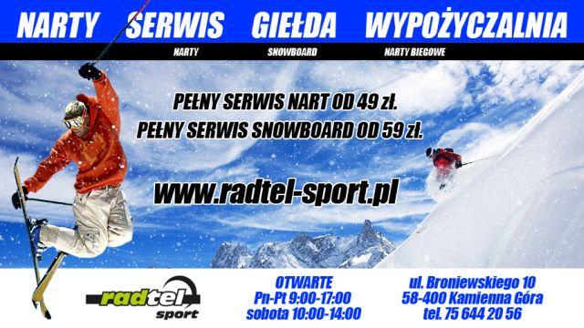 Narty-serwis, giełda, wypożyczalnia