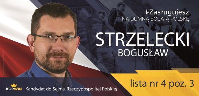 Bogusław Strzelecki - kandydat do Sejmu RP