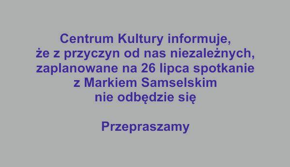 Odwołane spotkanie