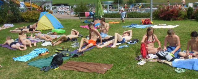 Krzeszowiacy na basenie