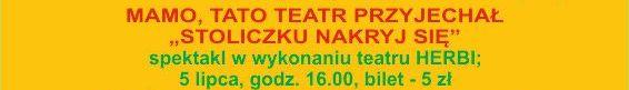 Stoliczku nakryj się
