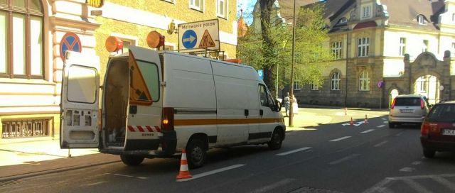 Utrudnienia w centrum Kamiennej