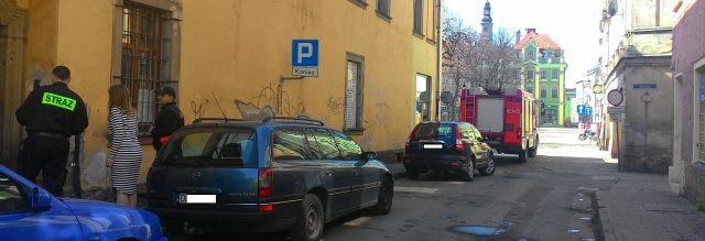 Pożar w centrum