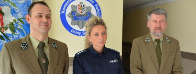Policjant i leśnik