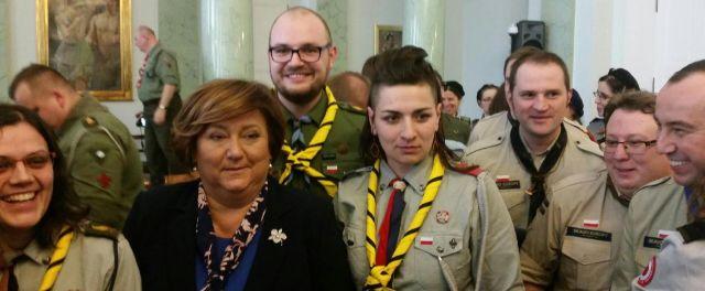 Harcerze u prezydenta