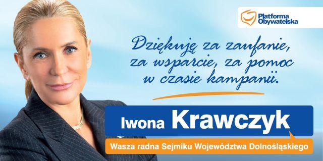 Podziękowanie - Iwona Krawczyk